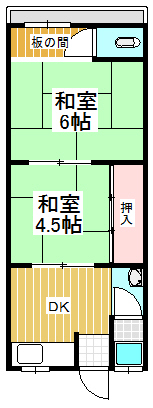 ひとみマンションの間取り