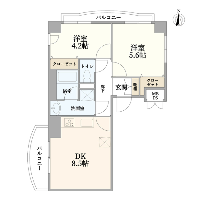 アネシス三鷹の間取り