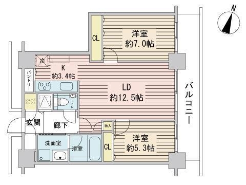 D’グラフォート札幌ステーションタワーの間取り