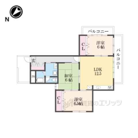 アベニオン２０の間取り