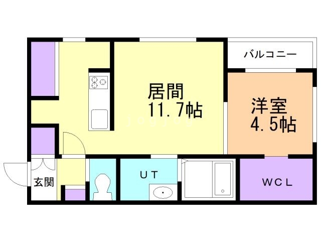 【仮）富良野日の出町ＡＰの間取り】