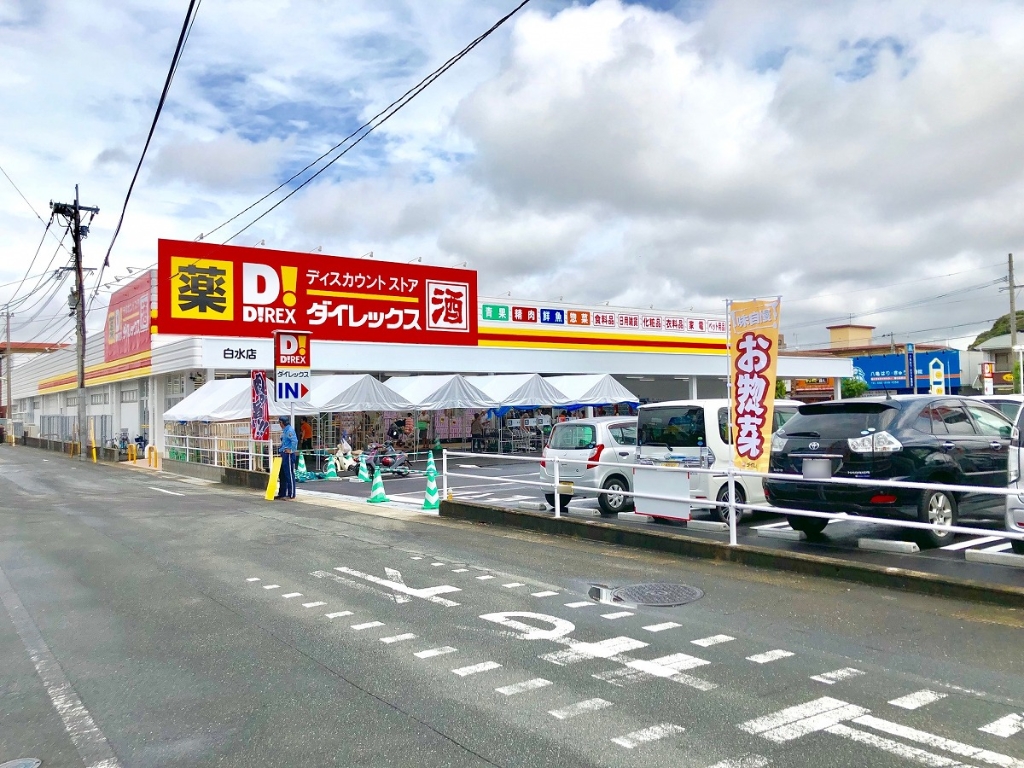 ショッピングセンター　ダイレックス 白水店（ショッピングセンター）まで402m