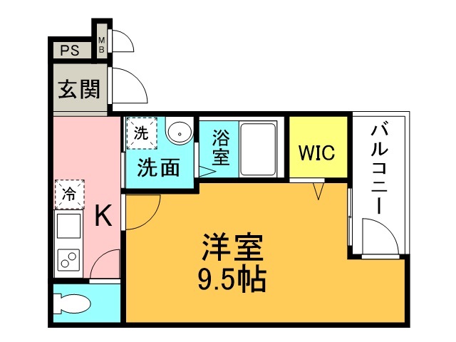 【フジパレス八戸ノ里V番館の間取り】