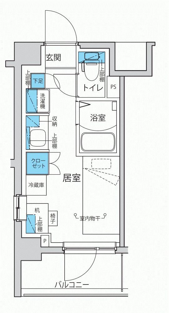 キャンパスヴィレッジ登戸の間取り