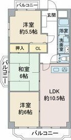 名古屋市千種区新西のマンションの間取り