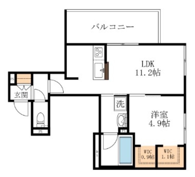 練馬区錦のマンションの間取り