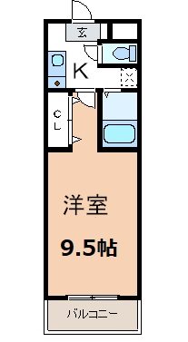 A・City明治本町の間取り