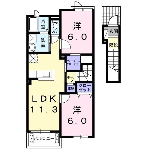 ラフォーレ　Iの間取り