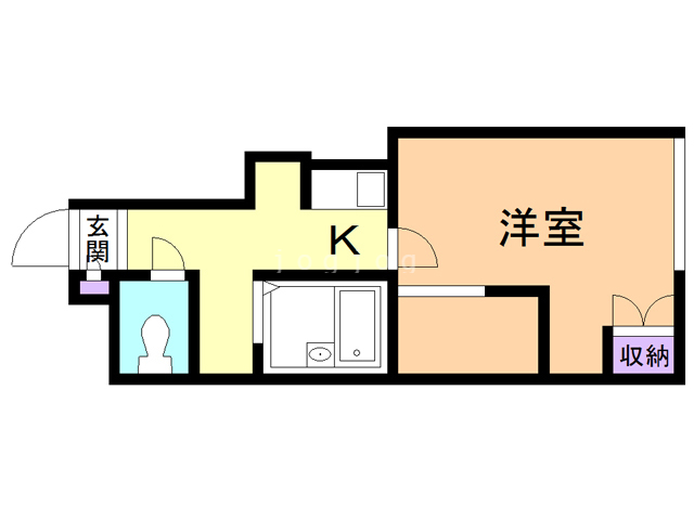 レオパレスひまわりIIの間取り