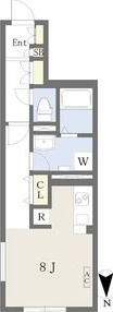 名古屋市東区東大曽根町のマンションの間取り