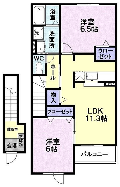 アブニール・アンソレイエの間取り