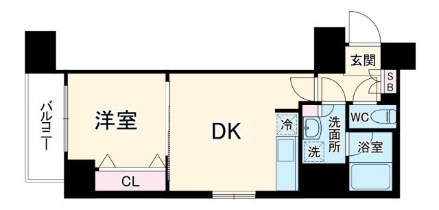 フェニックス新横濱参番館の間取り