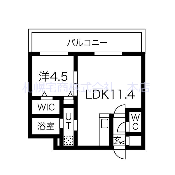 リベルタ澄川の間取り