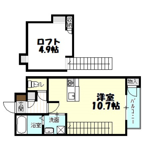 ダブルス沼田の間取り