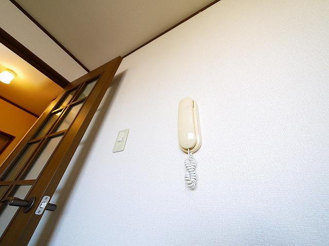 セキュリティ　インターホンです