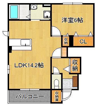 【カルムメゾン春日台の間取り】