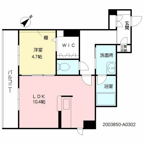 シャーメゾン　レゼルの間取り