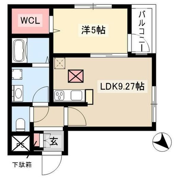 リーブルファイン東春田の間取り