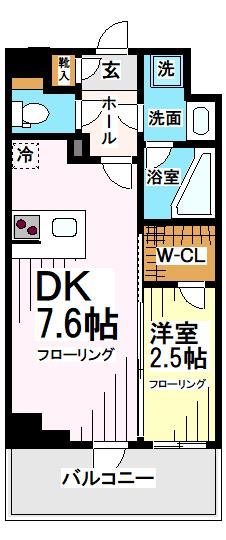 世田谷区宮坂のマンションの間取り