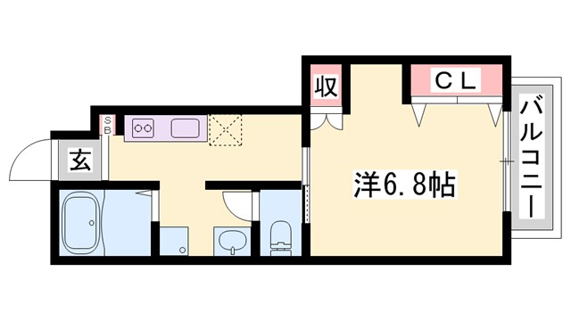 カーサワイズの間取り