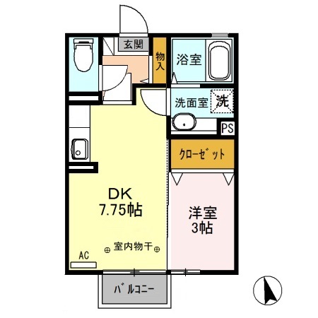 グランサリックス Ｄの間取り