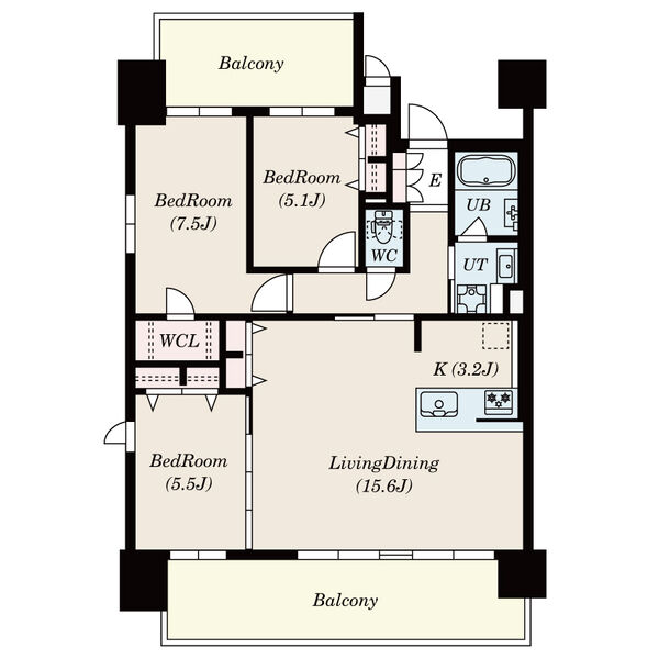 S-RESIDENCE本郷IIの間取り