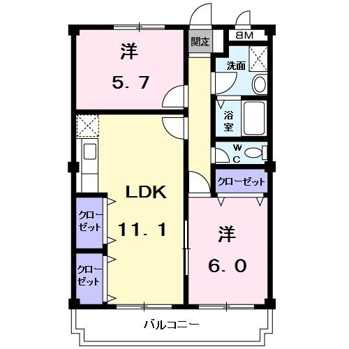 【エトワール北矢三の間取り】