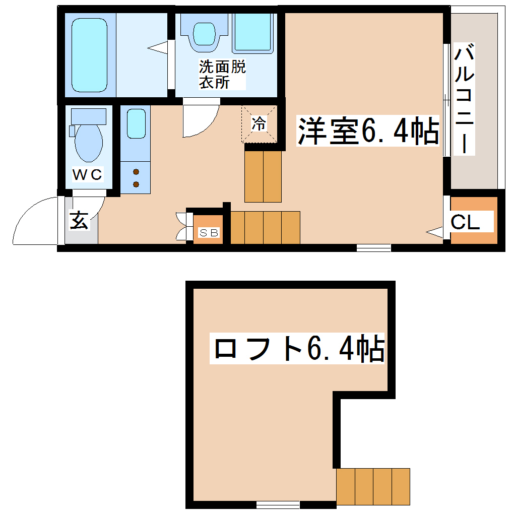 イーストヴィレッジの間取り