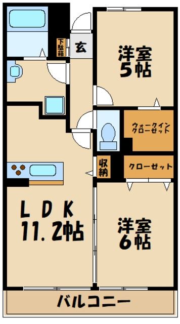 ベルソラーナの間取り