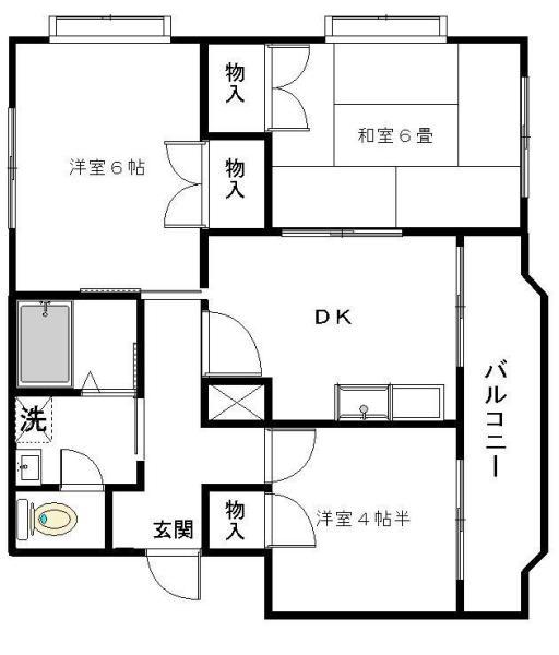 メゾン南流山の間取り