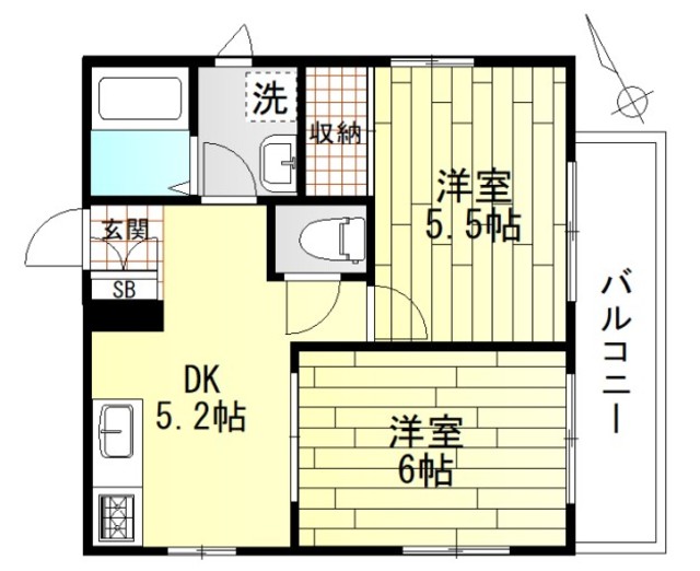 レディーバードIIの間取り