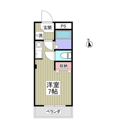 【深谷市上柴町西のマンションの間取り】