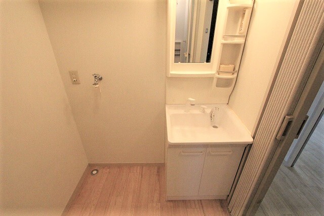 洗面設備　室内洗濯機置場