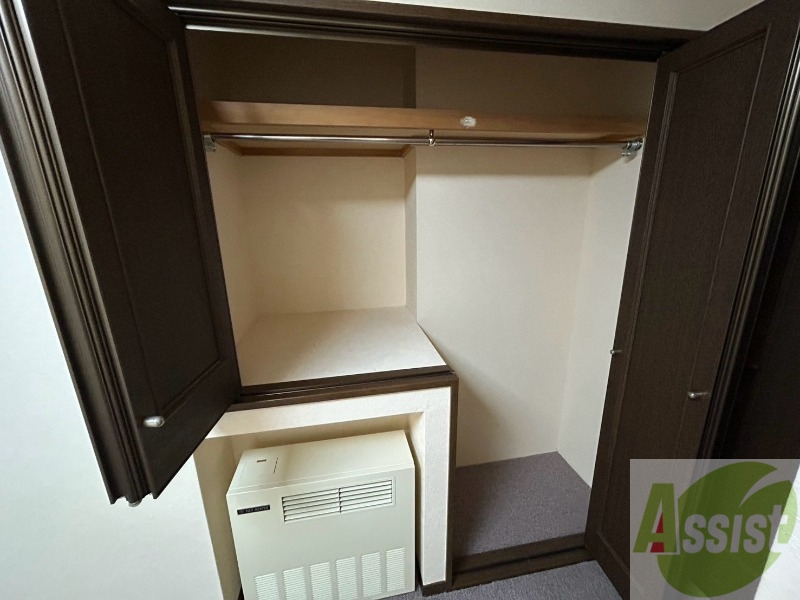 収納　洋室にあった収納。荷物がたくさんあっても大丈夫。