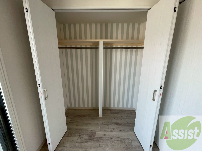 収納　収納もバッチリあるのでお部屋が片付きますよ！