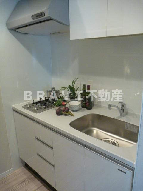 キッチン　【パークアクシス心斎橋】キッチンでお料理をお楽しみください