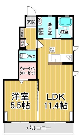 ヴィラーチェPの間取り