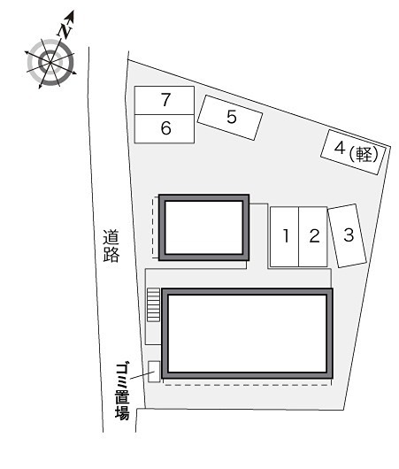 その他設備　ゴミ置き場です。
