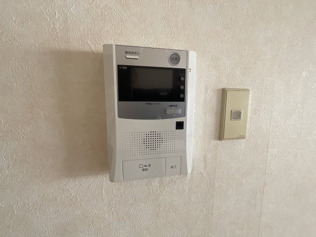 セキュリティ　モニター付きインターホンです