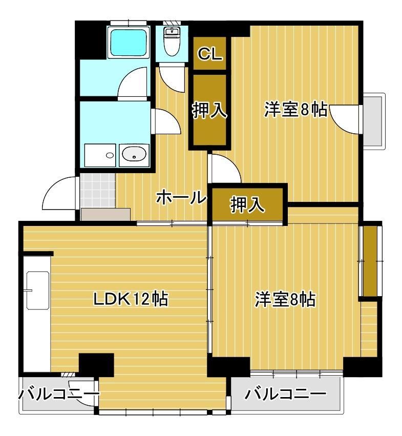 ＪＲ東海道本線 沼津駅 徒歩27分 3階建 築38年の間取り写真