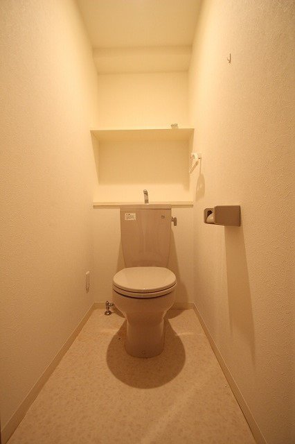 トイレ　同物件、別号室の写真です