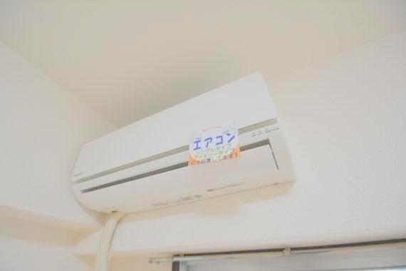 その他設備　エアコンが最初からついているのは、本当に助かりますね。