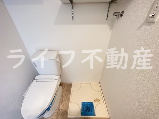 洗面設備　脱衣スペースもあります