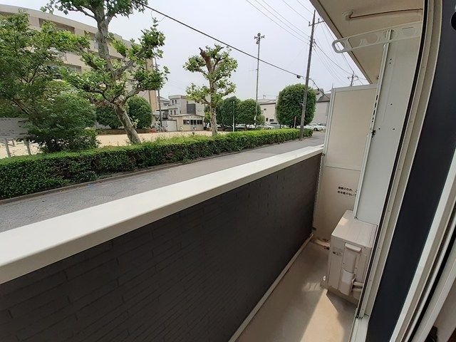 バルコニー　落ち着いた時間を過ごせるバルコニーです