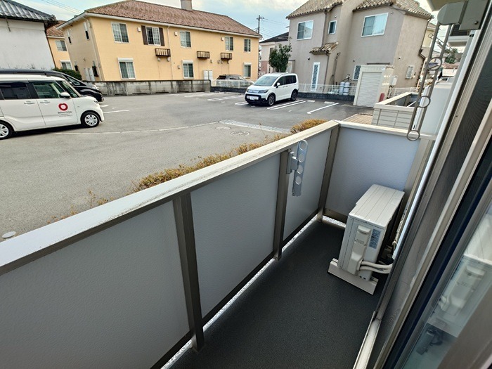 バルコニー　南向きです。