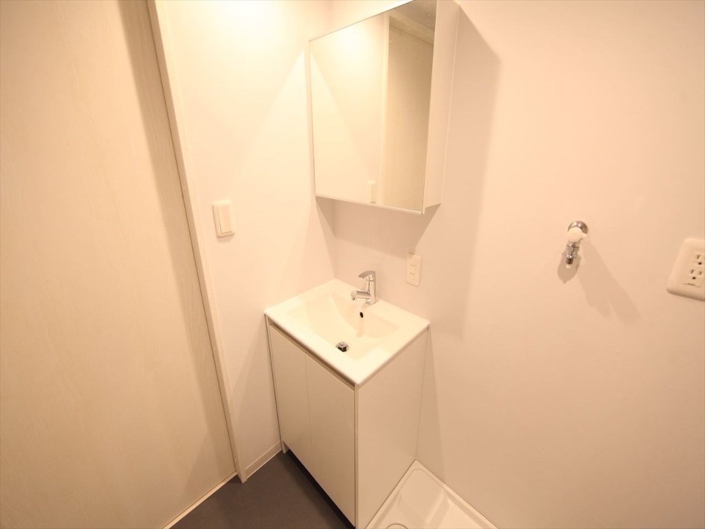 洗面設備　脱衣所　独立洗面台（シャンプードレッサー付）　イメージ写真