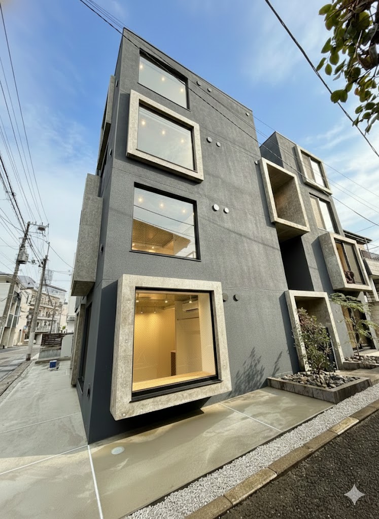 エントランス　外から見えづらい玄関