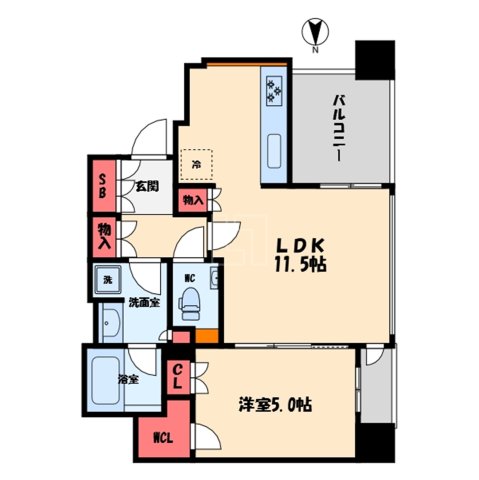 クラッシィタワー淀屋橋の間取り