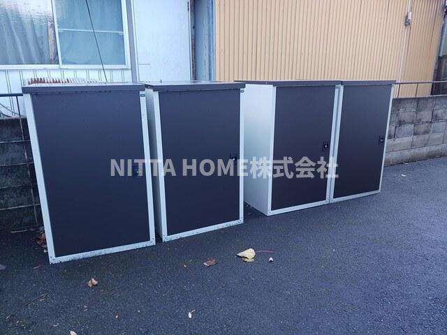 その他共有部分　スタットレスタイヤが保管できる外部物置は嬉しいです◎