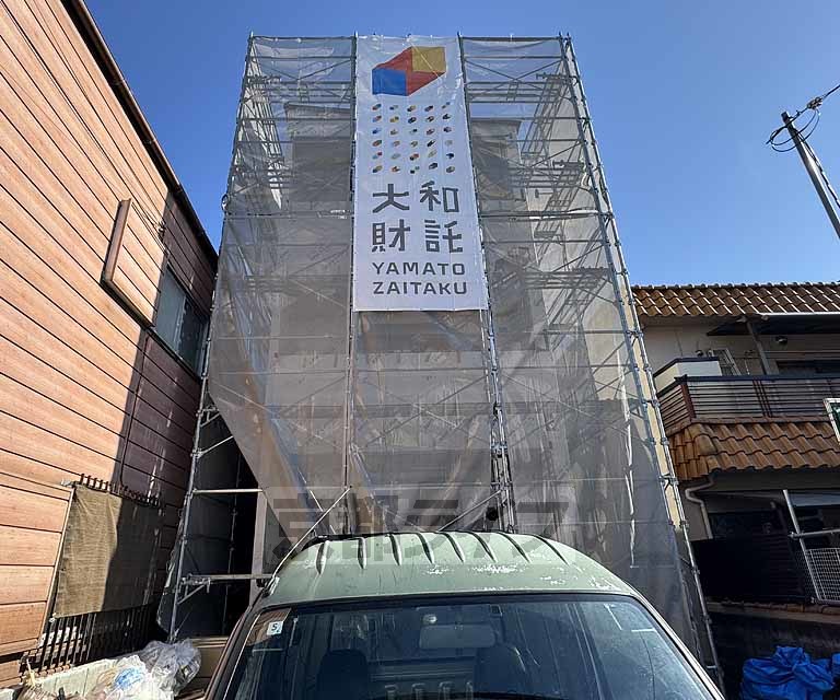 建物外観　建築中